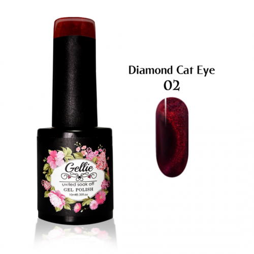 Gellie Ημιμόνιμο Βερνίκι Νυχιών – Diamond Cat Eye 02 ,10ml