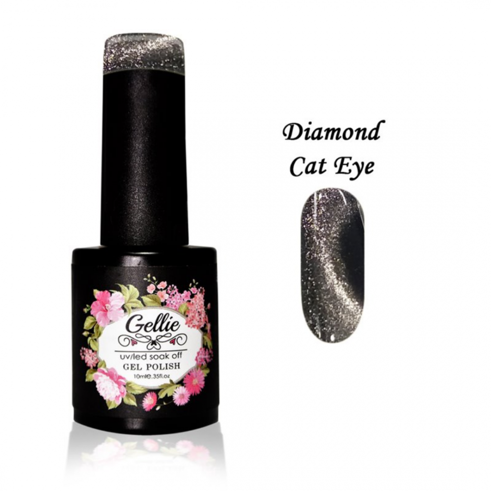 Gellie Ημιμόνιμο Βερνίκι Νυχιών – Diamond Cat Eye 01 ,10ml Gellie Ημιμόνιμο Βερνίκι Νυχιών – Diamond Cat Eye 01 ,10ml