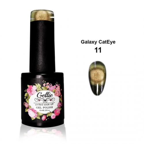Gellie Ημιμόνιμο Βερνίκι Νυχιών Galaxy Cat Eye 11 ,10ml