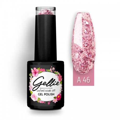 Gellie Ημιμόνιμο Βερνίκι Νυχιών Limited Edition A46, 10ml