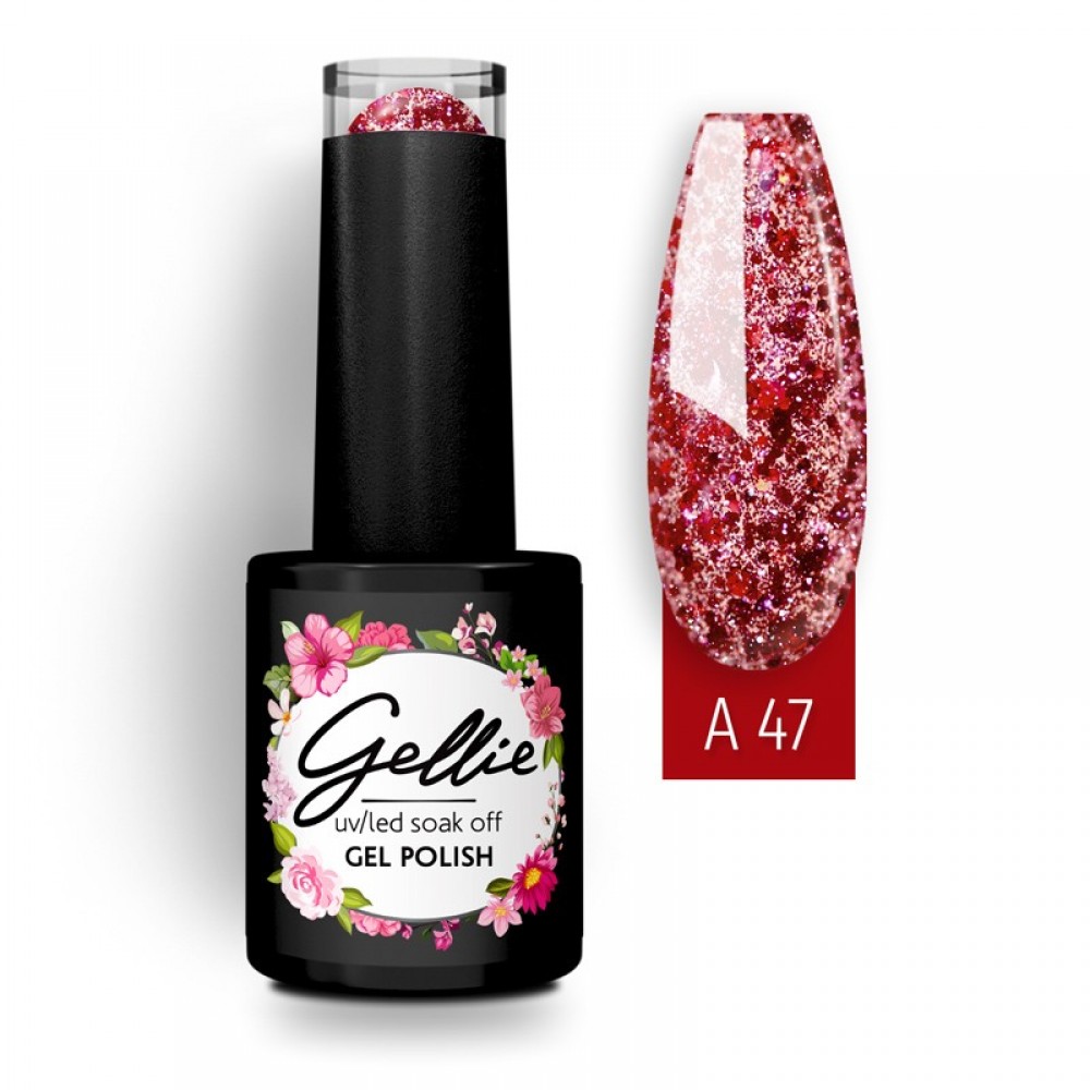 Gellie Ημιμόνιμο Βερνίκι Νυχιών Limited Edition A47, 10ml Gellie Ημιμόνιμο Βερνίκι Νυχιών Limited Edition A47, 10ml