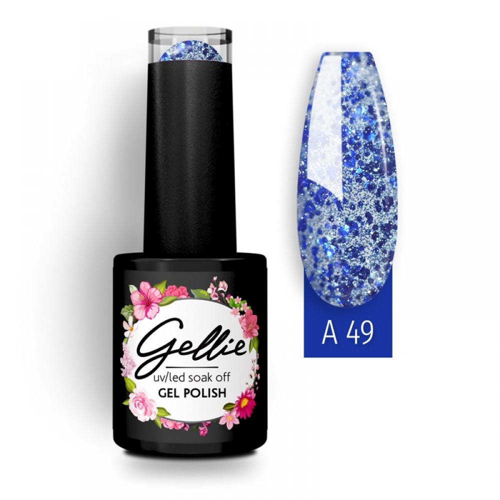 Gellie Ημιμόνιμο Βερνίκι Νυχιών Limited Edition A49, 10ml