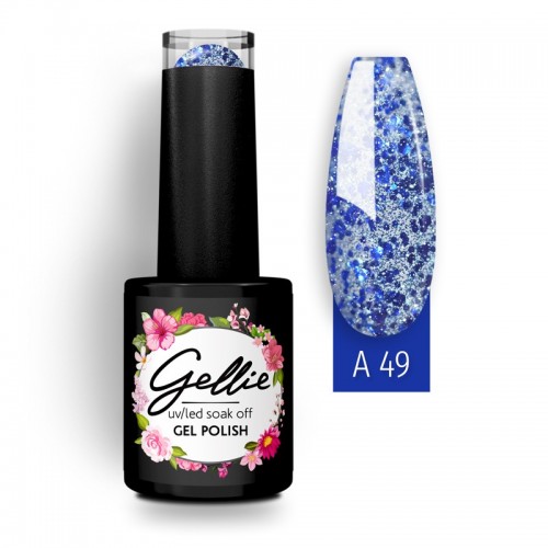 Gellie Ημιμόνιμο Βερνίκι Νυχιών Limited Edition A49, 10ml