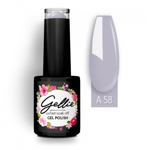 Gellie Ημιμόνιμο Βερνίκι Νυχιών Limited Edition  A58, 10ml