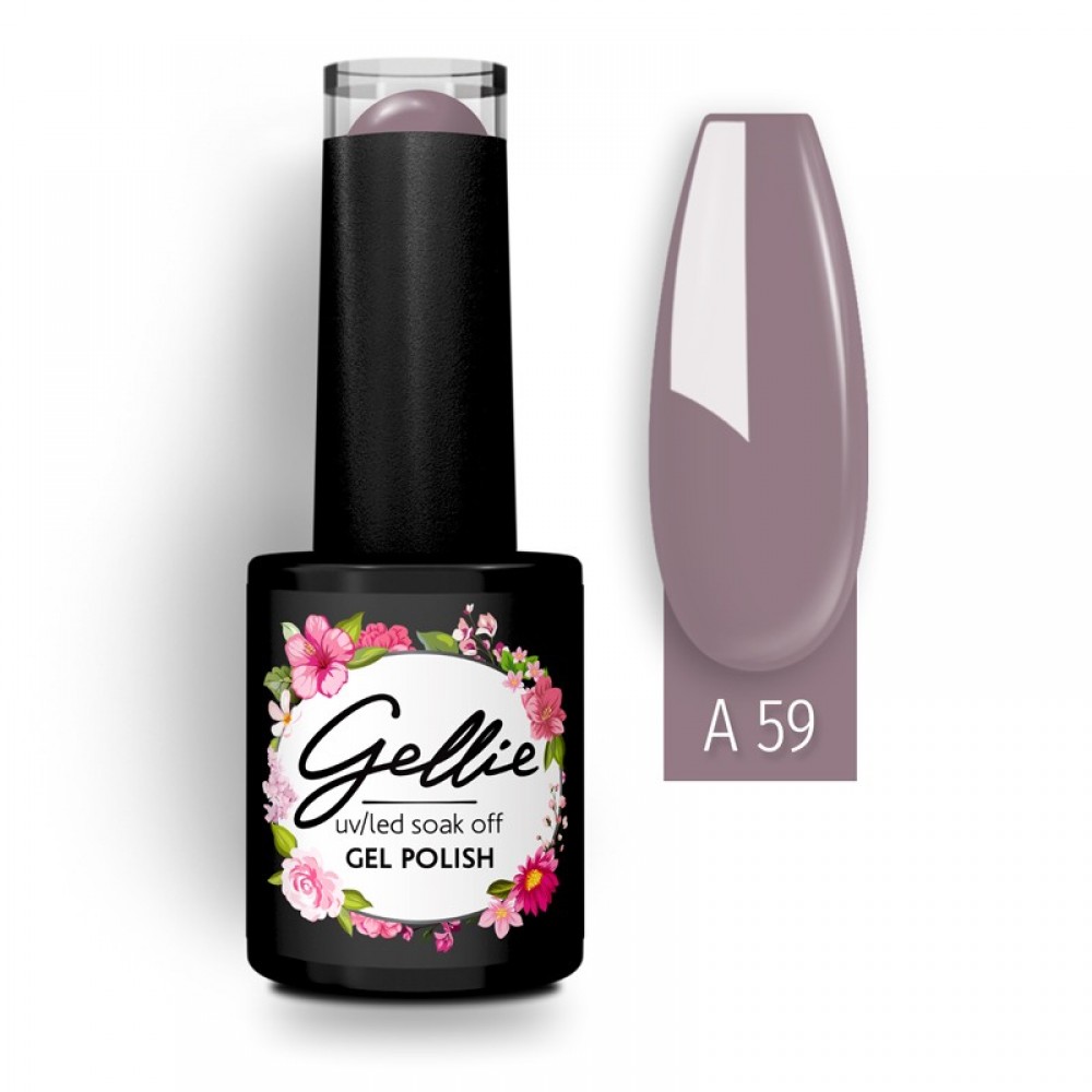 Gellie Ημιμόνιμο Βερνίκι Νυχιών Limited Edition  A59, 10ml