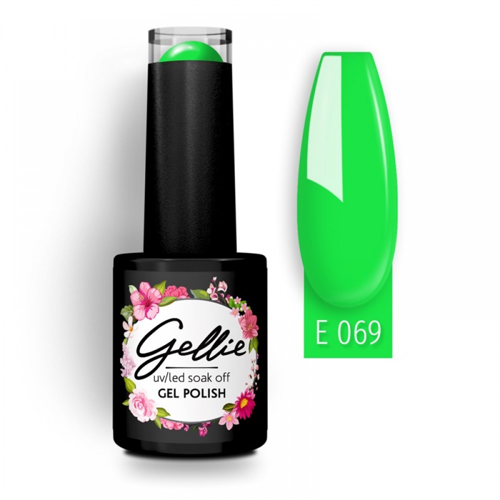 Gellie Ημιμόνιμο Βερνίκι Νυχιών E069 ,10ml
