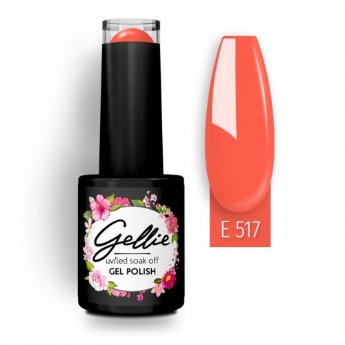 Gellie Ημιμόνιμο Βερνίκι Νυχιών E517 ,10ml