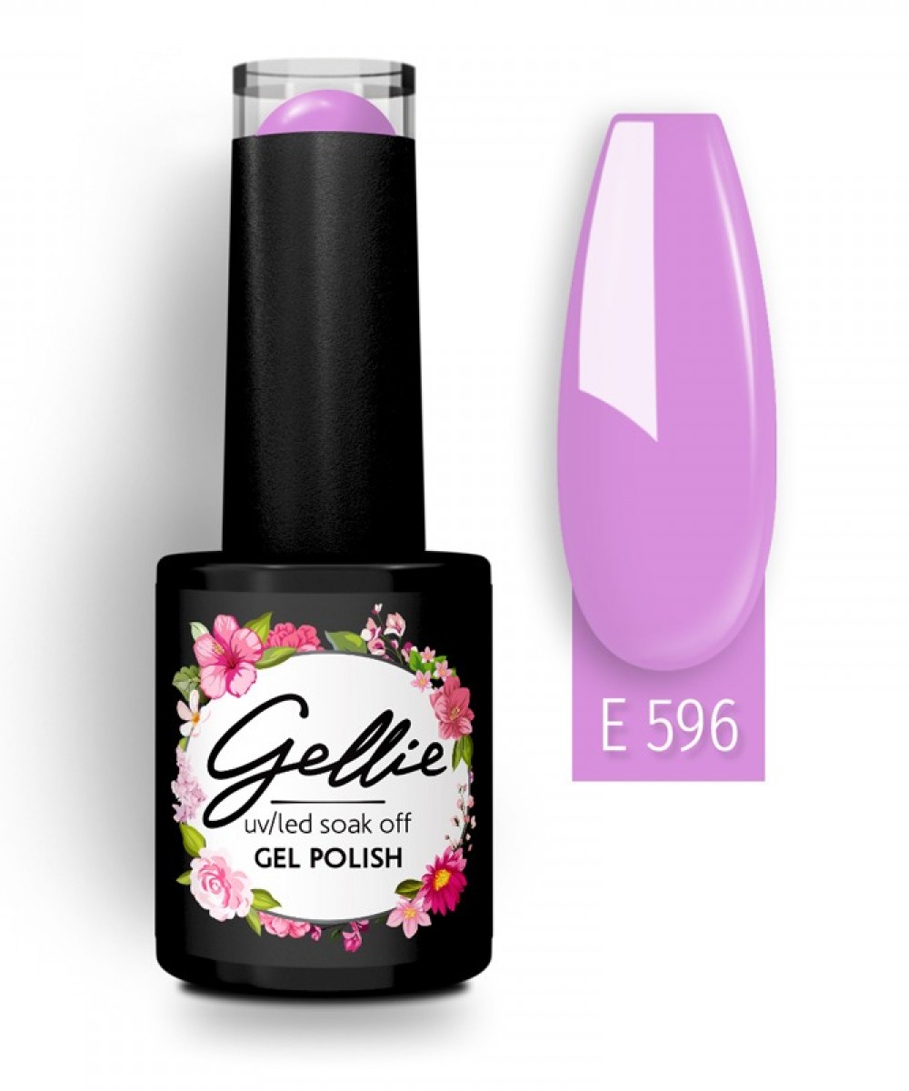 Gellie Ημιμόνιμο Βερνίκι Νυχιών E596 ,10ml
