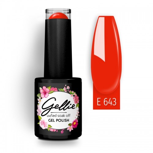 Gellie Ημιμόνιμο Βερνίκι Νυχιών E643 ,10ml