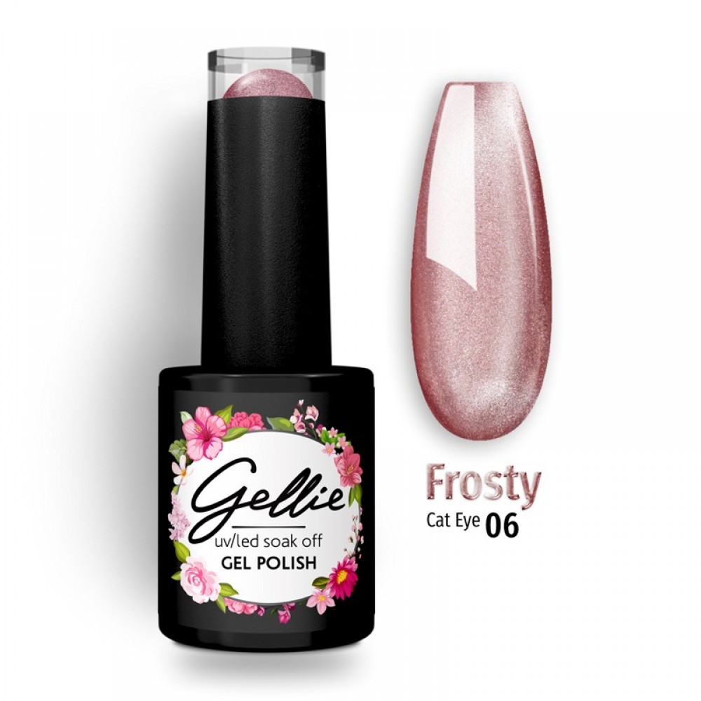 Gellie Ημιμόνιμο Βερνίκι Νυχιών Frosty Cat Eye 06, 10ml