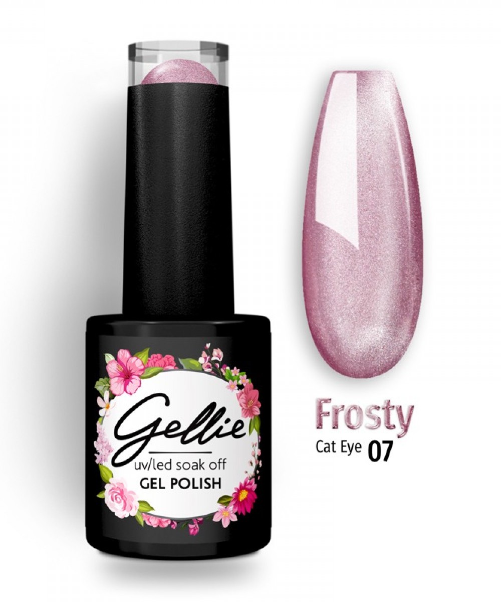 Gellie Ημιμόνιμο Βερνίκι Νυχιών Frosty Cat Eye 07, 10ml