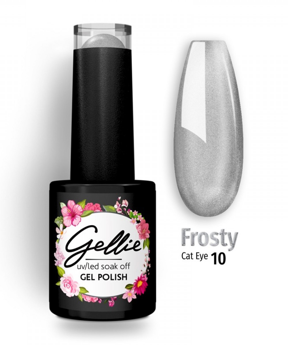Gellie Ημιμόνιμο Βερνίκι Νυχιών Frosty Cat Eye 10, 10ml