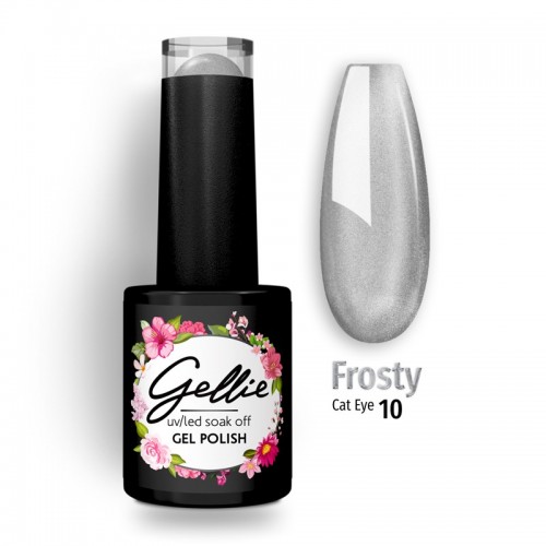Gellie Ημιμόνιμο Βερνίκι Νυχιών Frosty Cat Eye 10, 10ml
