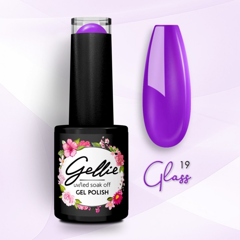 Gellie Ημιμόνιμο Βερνίκι Νυχιών Glass  19, 10ml
