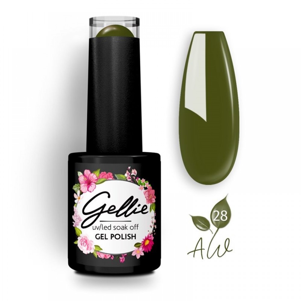Gellie Ημιμόνιμο Βερνίκι Νυχιών AW 28, 10ml