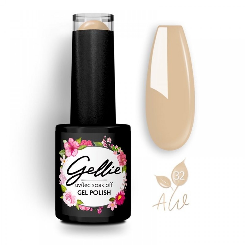 Gellie Ημιμόνιμο Βερνίκι Νυχιών AW 32, 10ml