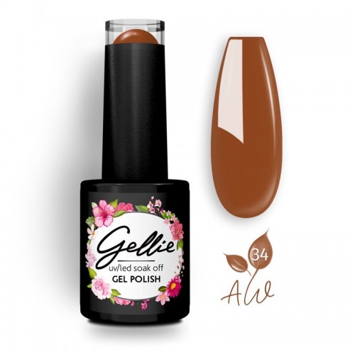 Gellie Ημιμόνιμο Βερνίκι Νυχιών AW 34, 10ml