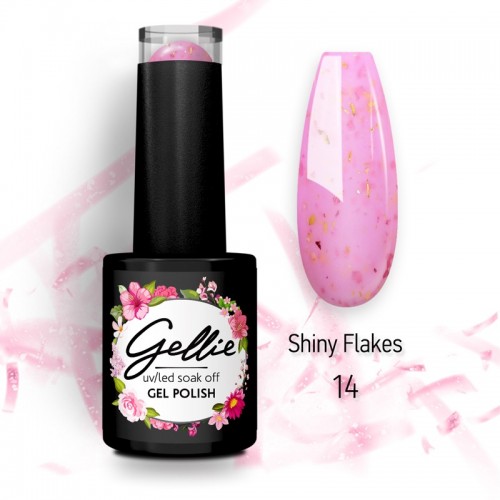Gellie Ημιμόνιμο Βερνίκι Νυχιών Shiny Flakes 14, 10ml