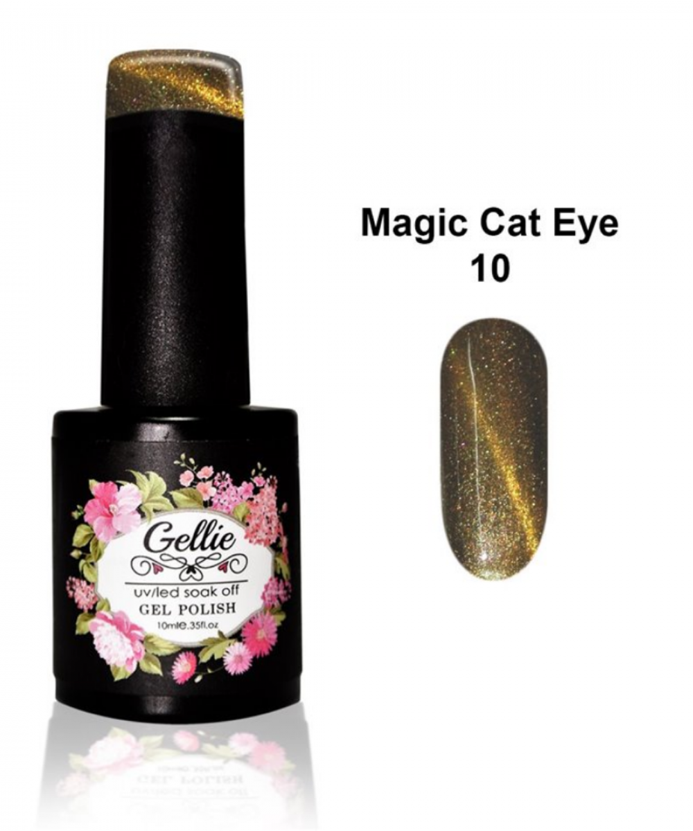 Gellie Ημιμόνιμο Βερνίκι Νυχιών Magic Cat Eye 10 ,10ml