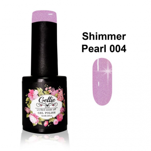 Gellie Ημιμόνιμο Βερνίκι Νυχιών Shimmer Pearl 04 ,10ml