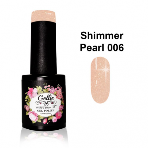 Gellie Ημιμόνιμο Βερνίκι Νυχιών Shimmer Pearl 06 ,10ml