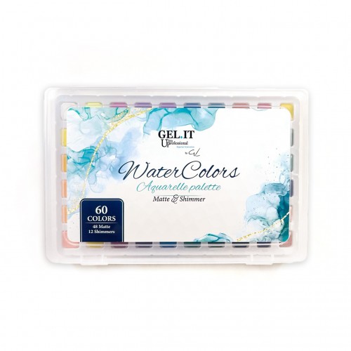 Gel It Up Watercolors Aquarelle Pallete