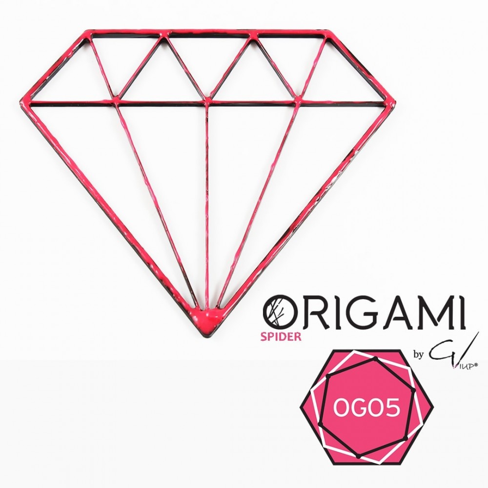 Gel It Up Origami Gel Neon Red Pink OG05 5g *