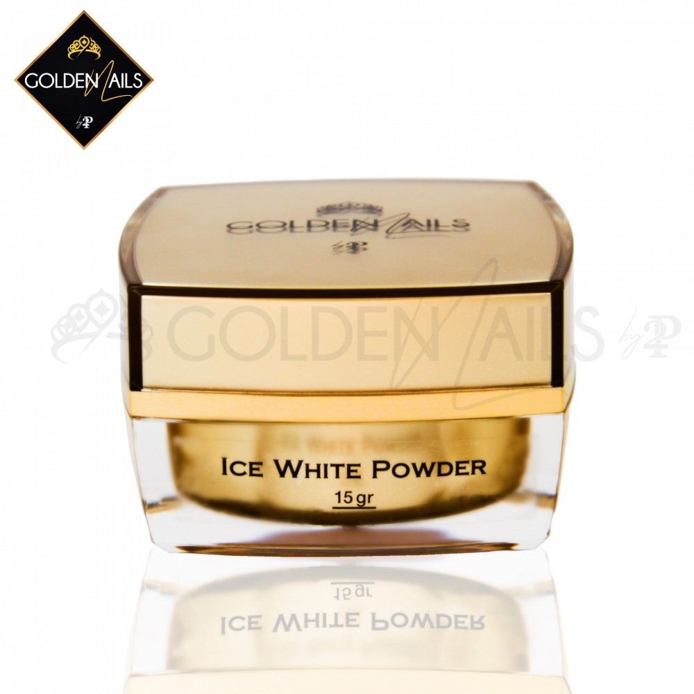 Golden Nails Σκόνη Ακρυλικού Ice White 15gr