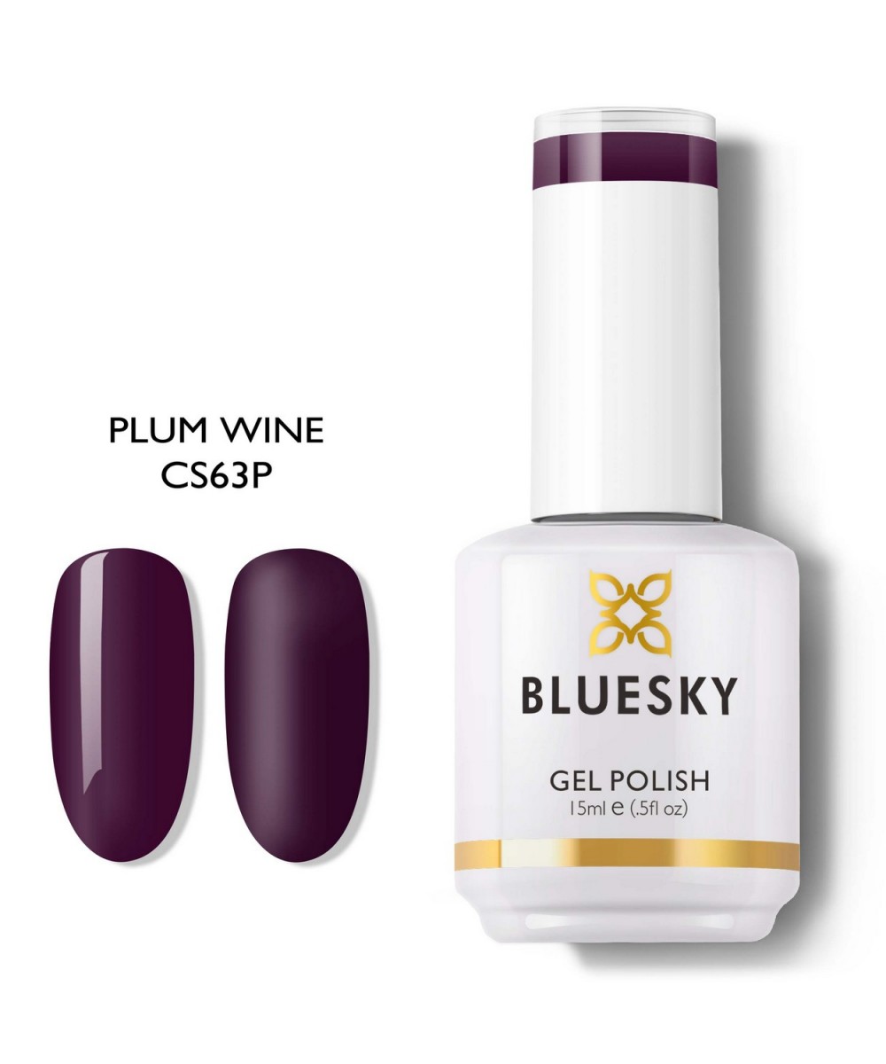 Bluesky Ημιμόνιμο Βερνίκι Νυχιών Plum Wine (Mystery Box ) Cs63 ,15ml