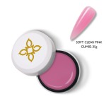 Bluesky Gum Gel Soft Clear Pink 35Gr