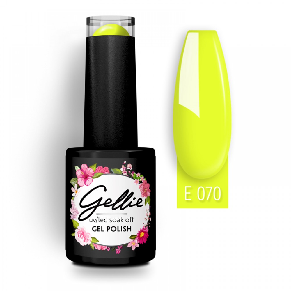 Gellie Ημιμόνιμο Βερνίκι Νυχιών E070 ,10ml *
