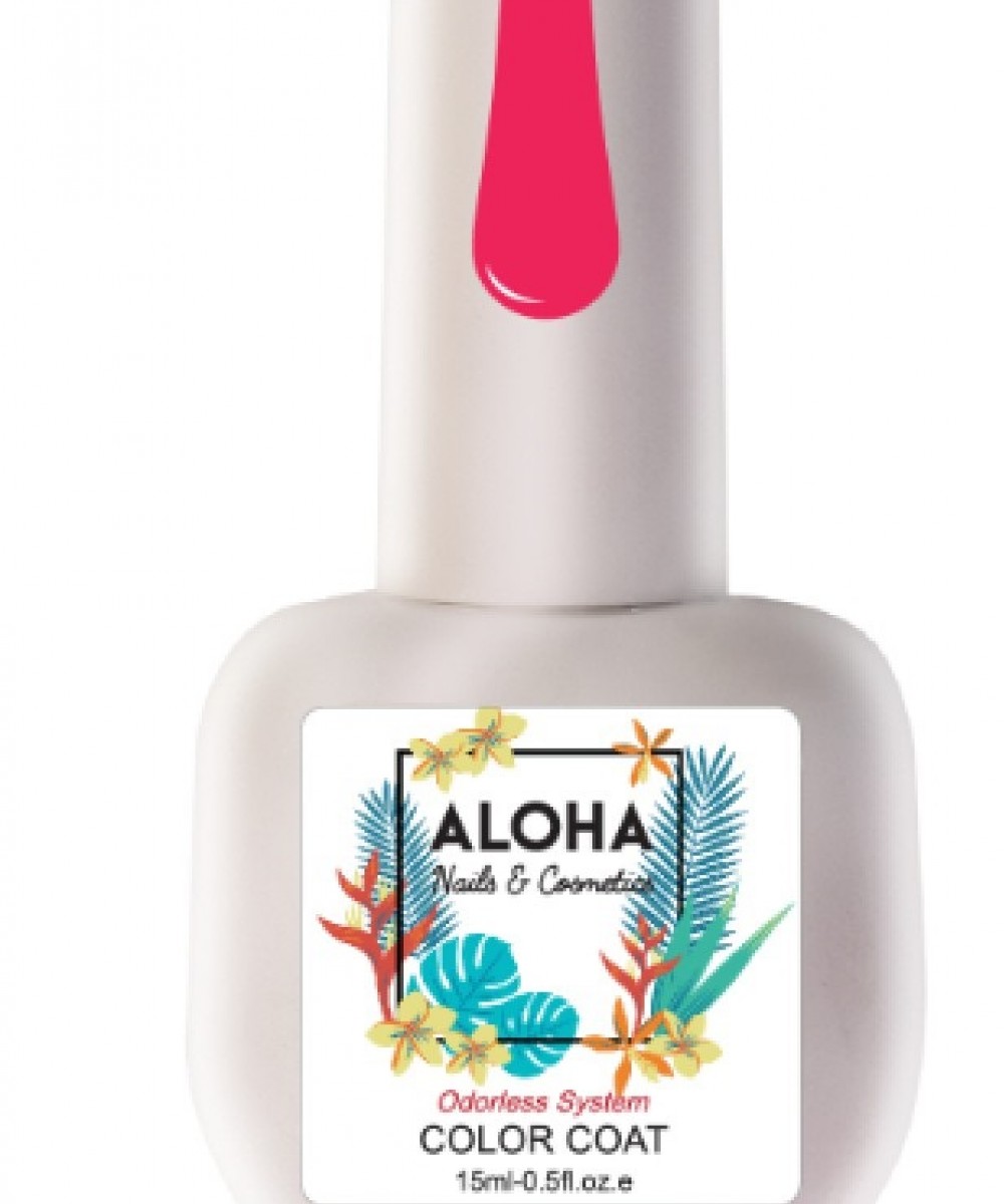 Aloha Ημιμόνιμο Βερνίκι Af 044 Neon Coral Rose ,15ml