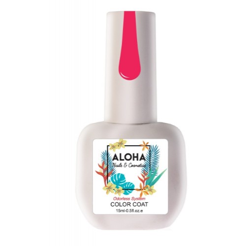 Aloha Ημιμόνιμο Βερνίκι Af 044 Neon Coral Rose ,15ml