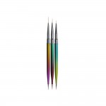 Nm Σετ 3 Πινέλα Nail Art Me Dot (Pzb-049) Nm Σετ 3 Πινέλα Nail Art Me Dot (Pzb-049)