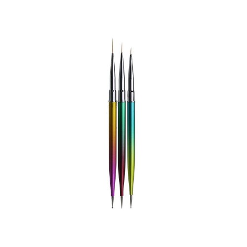 Nm Σετ 3 Πινέλα Nail Art Me Dot (Pzb-049) *