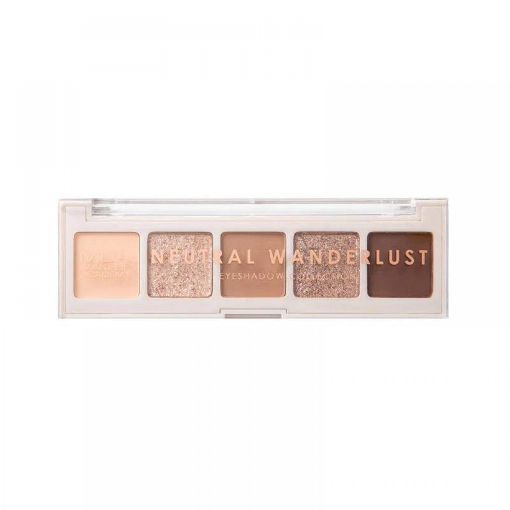 MUA 5 Shade Palette Neutral Wanderlust 3.8g MUA 5 Shade Palette Neutral Wanderlust 3.8g