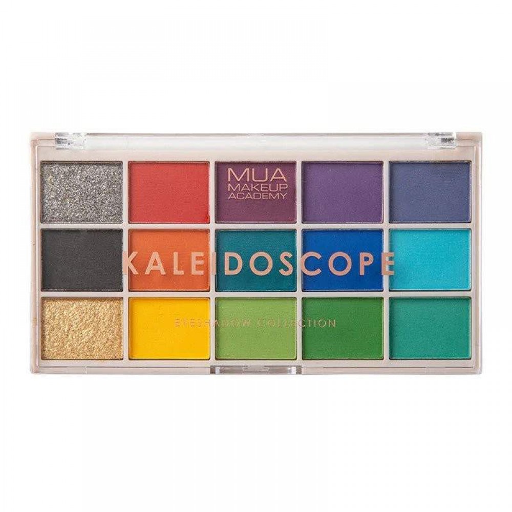 MUA 15 Shade Palette Kaleidoscope 12g