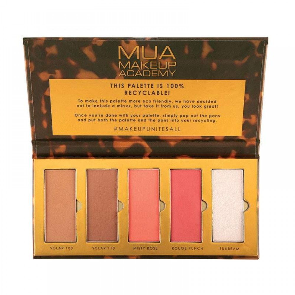 MUA Face Palette Golden Hour