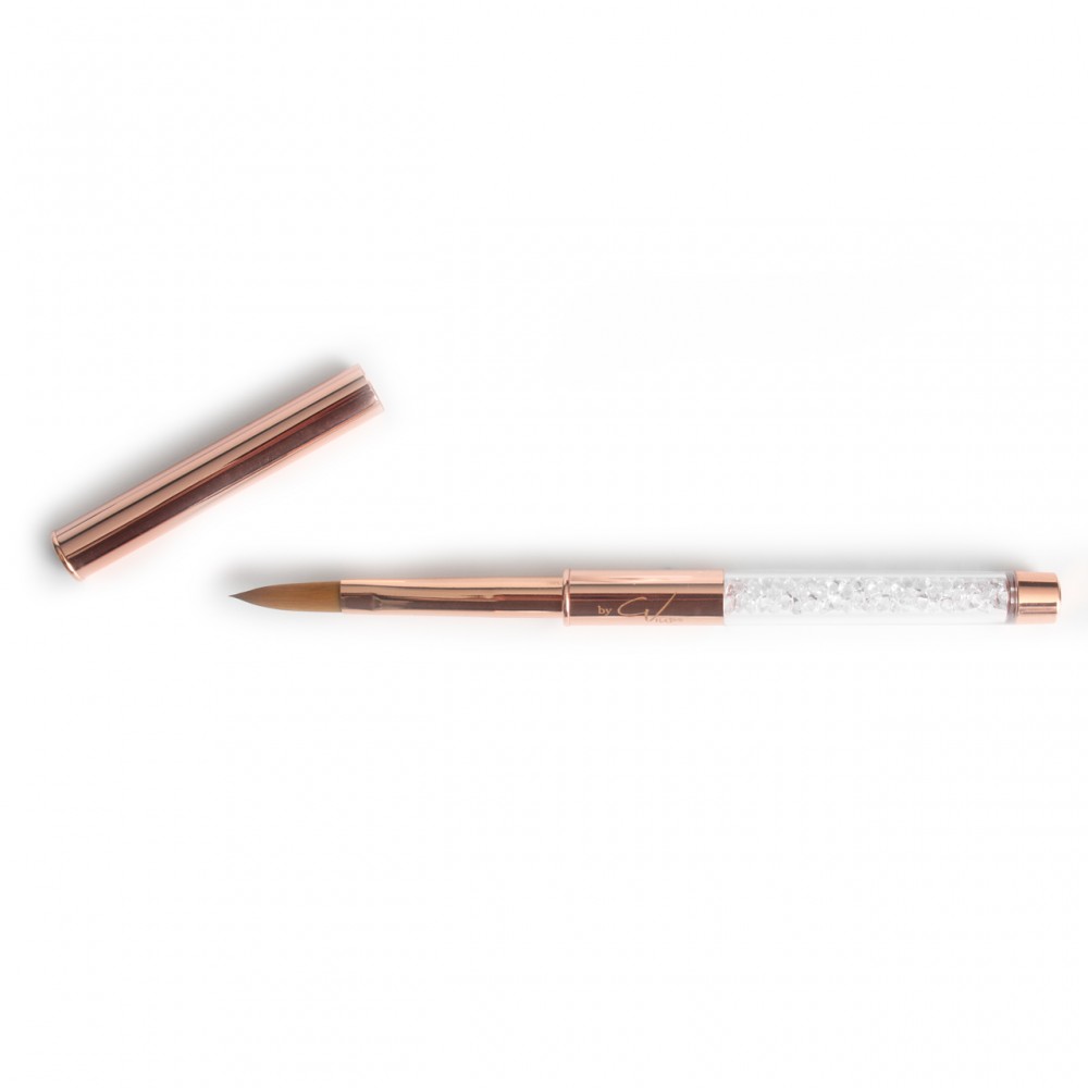 Gel It Up Acrylic Application Brush #12 Rose Gold