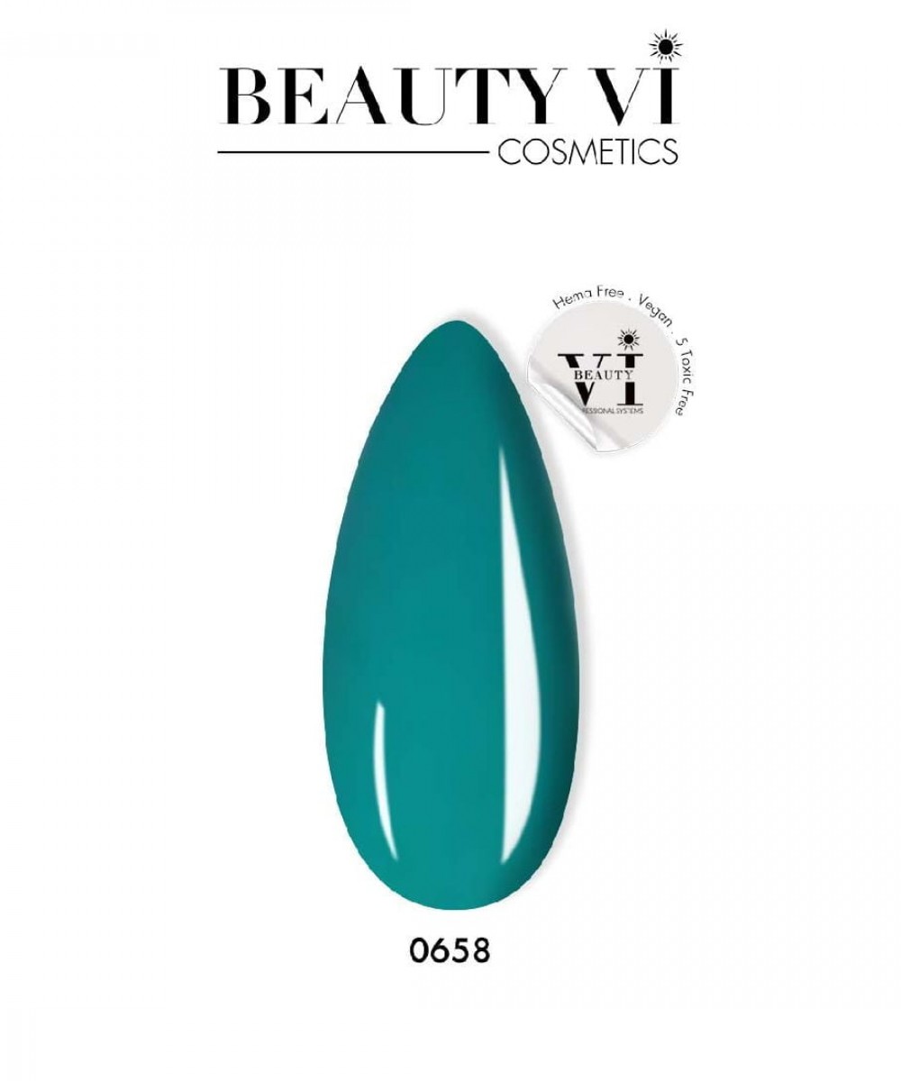 Ημιμόνιμο Βερνίκι Νυχιών Beauty  VI-658  15ML