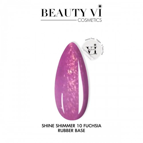 Rubber Base Shine Shimmer 10 15ml