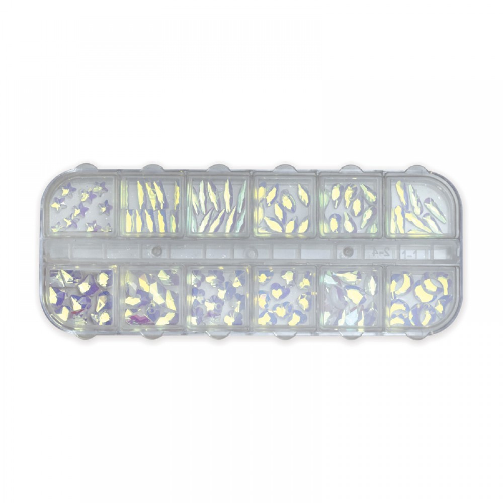 J.K Διακοσμητικά Κρύσταλλα Νυχιών Box 28 3D