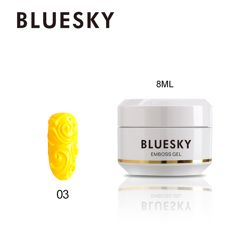 Bluesky Emboss Paste Gel yellow 8ml