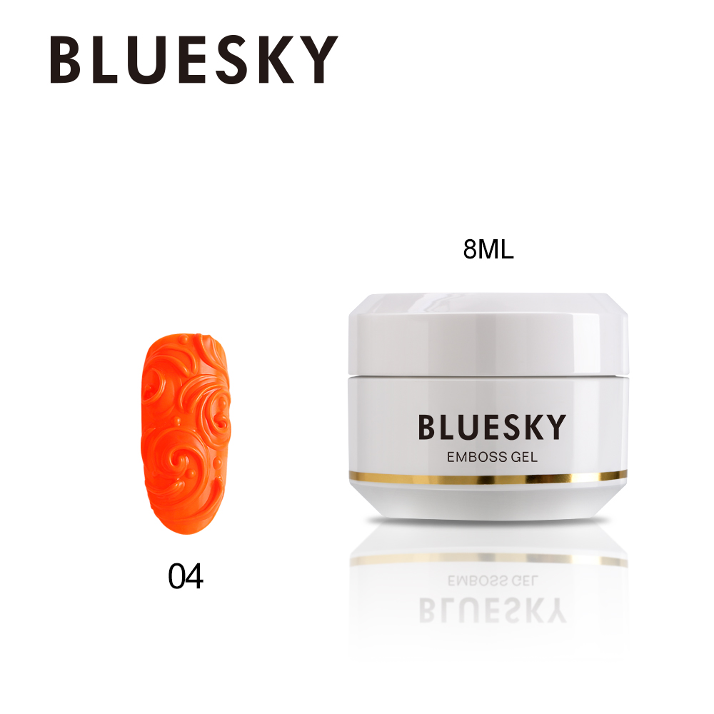 Bluesky Emboss Paste Gel Orange 8ml