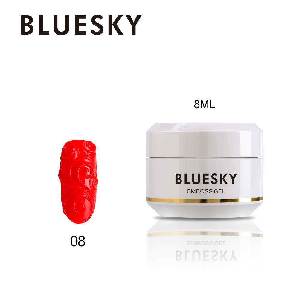 Bluesky Emboss Paste Gel  Red 8ml