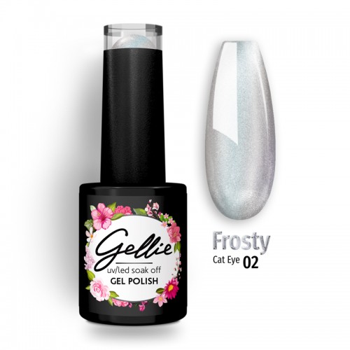 Gellie Ημιμόνιμο Βερνίκι Νυχιών Frosty Cat Eye 02, 10ml