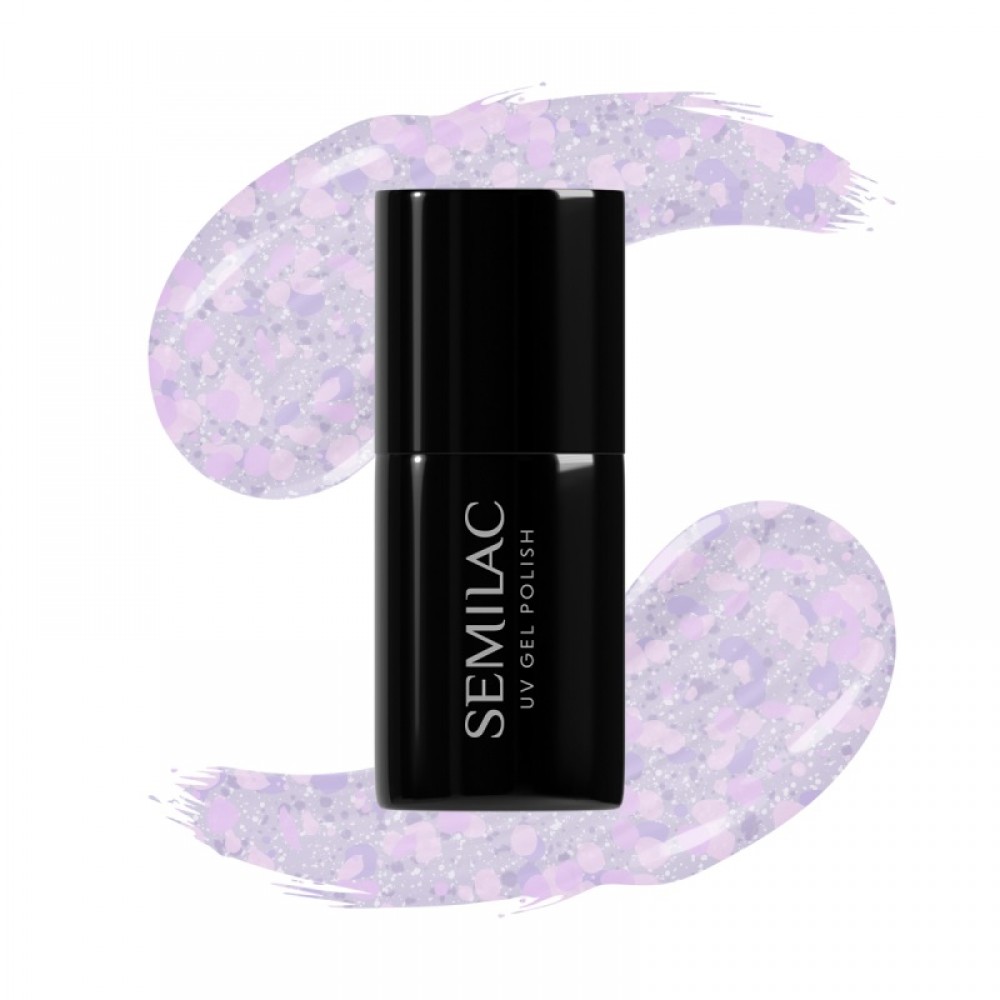 Semilac 492  UV Gel Polish Icy Lavender Bliss 7 ml