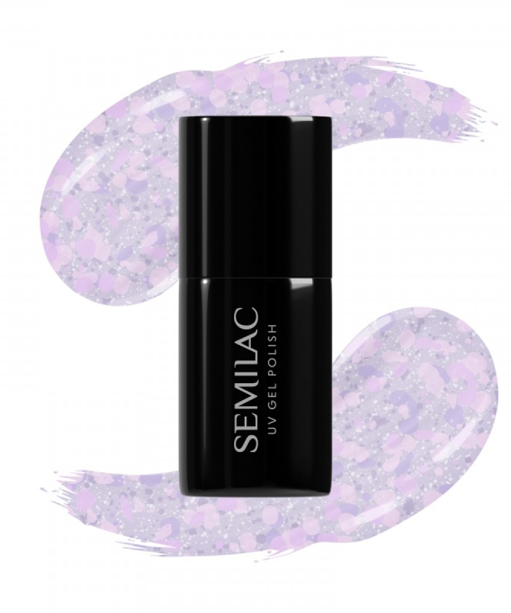 Semilac 492  UV Gel Polish Icy Lavender Bliss 7 ml