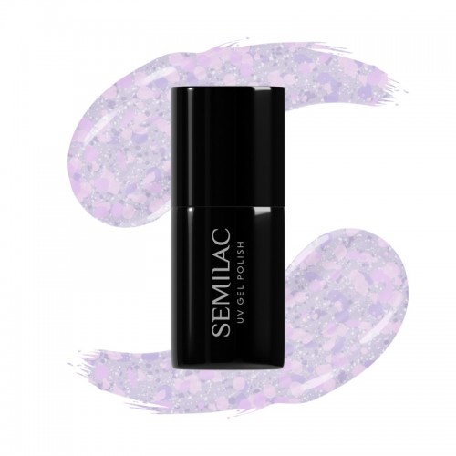 Semilac 492  UV Gel Polish Icy Lavender Bliss 7 ml