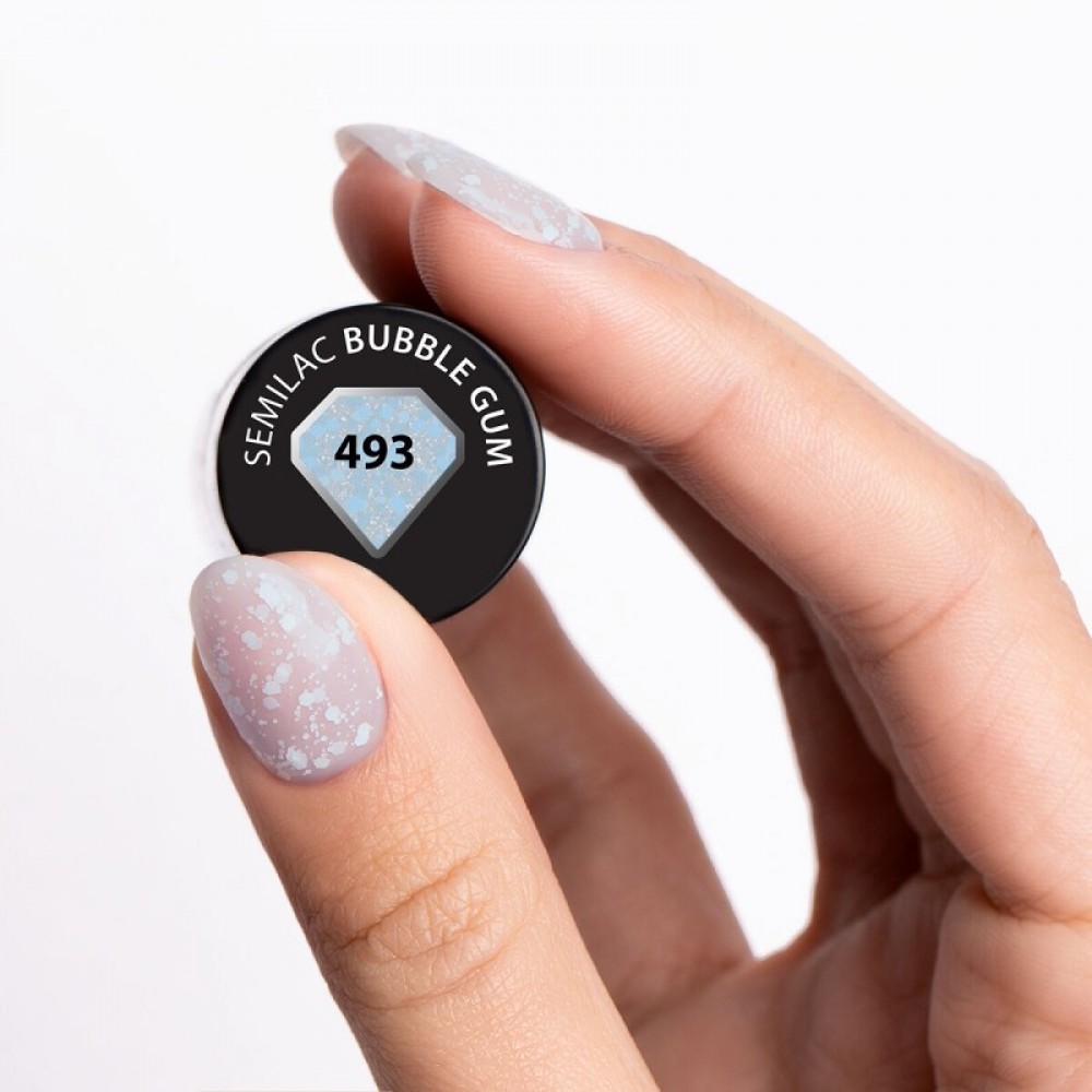 Semilac 493  UV Gel Polish Bubble Gum 7 ml